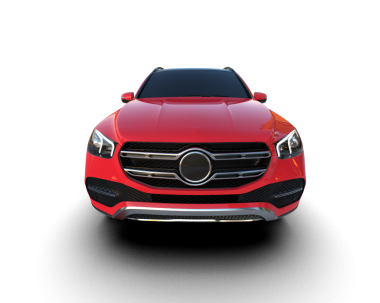 modern lüks kırmızı araba beyaz arka planda izole edilmiş.