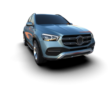 Siyah arka planda modern araba