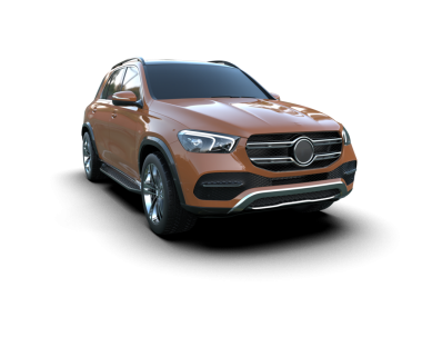 Modern araba arka planda izole edilmiş. 3D görüntüleme - illüstrasyon