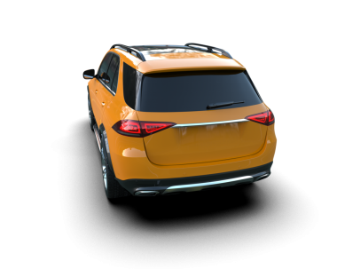 modern araba arka planda 3 boyutlu görüntüleme ile izole edildi - illüstrasyon