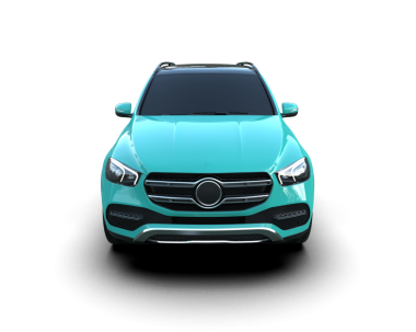 modern araba beyaz arkaplanda izole edildi