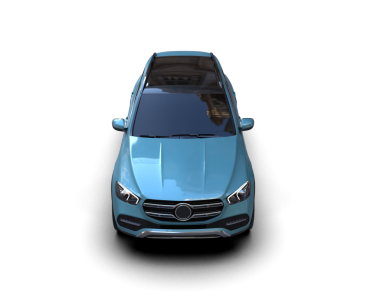 Araba arka planda izole. 3d oluşturma.
