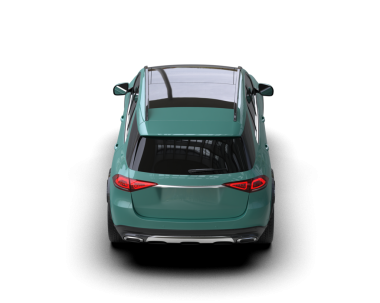 araba beyaz arkaplanda izole edildi