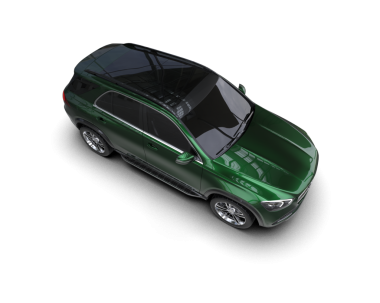 Modern bir arabanın 3 boyutlu görüntüsü