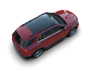 modern kırmızı araba gri arkaplanda izole edildi