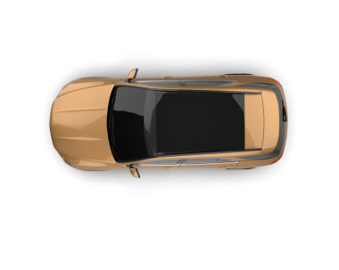 araba siyah arkaplanda izole edildi.