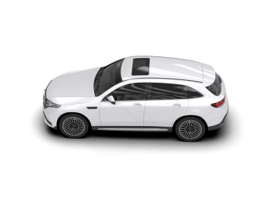 modern lüks beyaz cip beyaz arka planda izole edildi