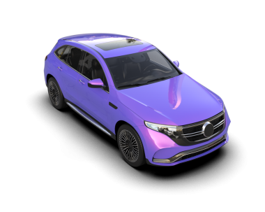 modern lüks araba kırpma yolu ile beyaz arka planda izole