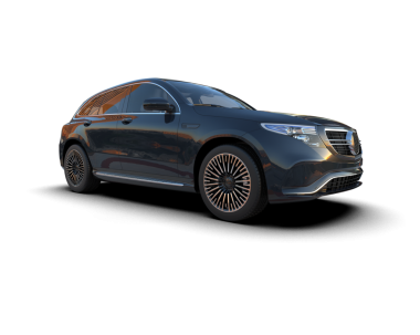 Siyah arka planda modern lüks bir araba. 3d illüstrasyon