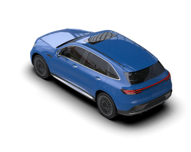 Siyah arka planda modern bir cip arabası. 3d illüstrasyon