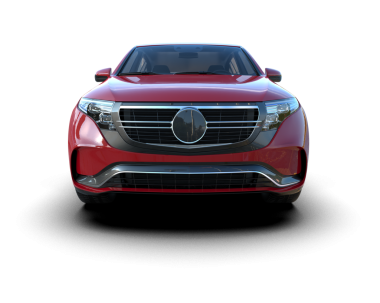 Beyaz arka planda kırmızı ve gri renkli modern lüks araba.