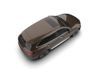 modern araba siyah arkaplanda izole edildi. 3 boyutlu görüntüleme - yan görünüm