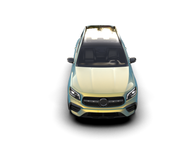 siyah arka planda modern araba, 3 boyutlu görüntüleme