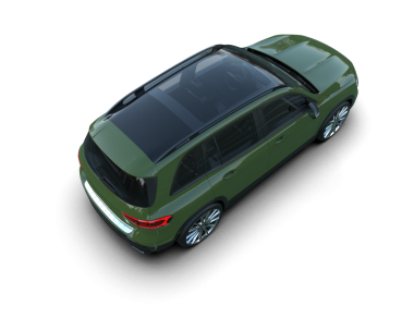 araba siyah arkaplanda izole edildi.