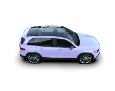 Beyaz arka planda izole edilmiş bir arabanın 3 boyutlu görüntüsü