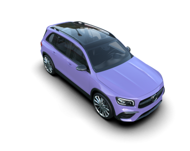 3 boyutlu bir marka - daha az genel bir sedan.