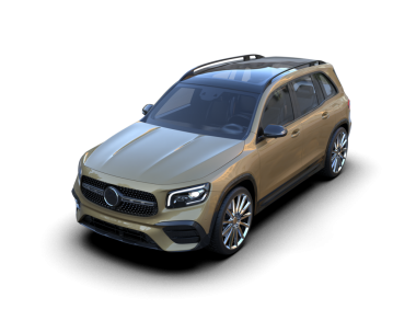 Siyah arka planda modern kompakt araba