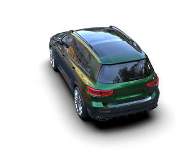 Bir arabanın 3 cg görüntüsü