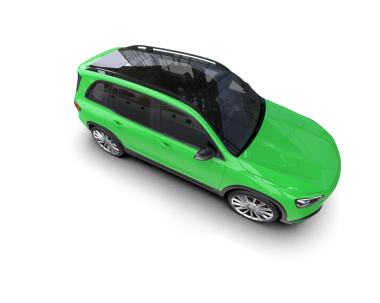 Beyaz arkaplandaki araba