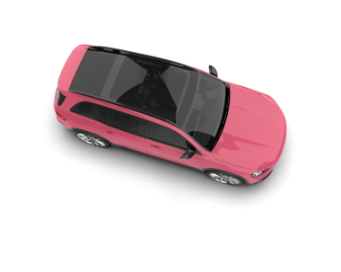 Beyaz arkaplandaki araba