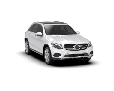 Lüks beyaz Mercedes - Benz sınıfı - beyaz arka planda izole edilmiş sınıf araba - 3 boyutlu görüntüleme