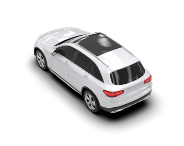 Modern araba. 3d oluşturma.