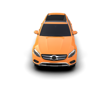 beyaz arka planda modern lüks araba