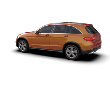 modern premium araba beyaz arka planda izole