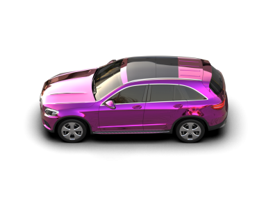 Siyah üzerine izole edilmiş arka görünümü olan 3D görüntüleme aracı