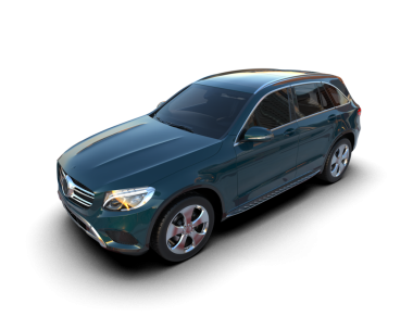 Koyu arkaplandaki bir arabanın 3 boyutlu görüntüsü