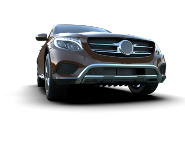 modern lüks araba siyah arka planda