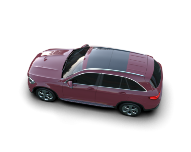 Siyah arka planda modern araba.