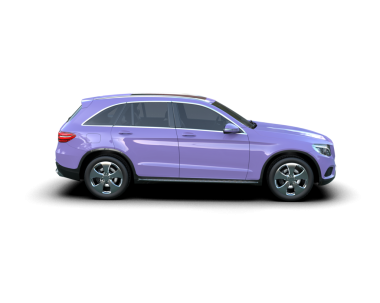 modern lüks pembe araba beyazda izole edilmiş.