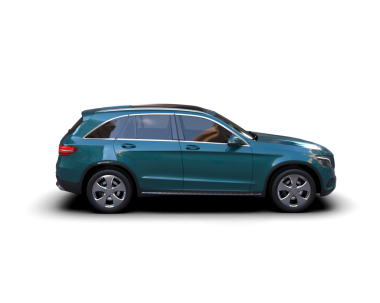 Lüks premium SUV beyaz arka planda izole edilmiş. 3d oluşturma