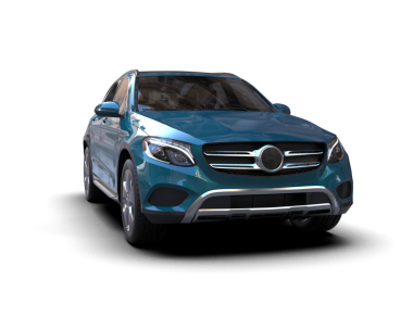 Modern lüks araba siyah arka planda izole edilmiş. 3d oluşturma