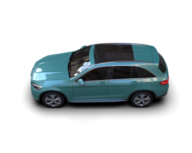 Stüdyo ortamında daha az genel bir konsept arabanın 3 boyutlu çizimi