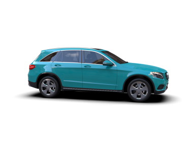 modern mavi SUV arabası