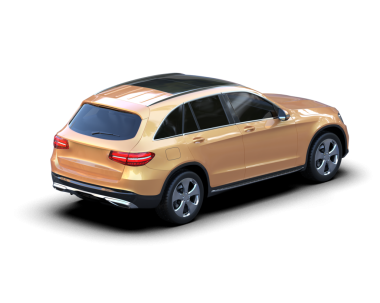 Arka planda modern lüks araba. 3d illüstrasyon.