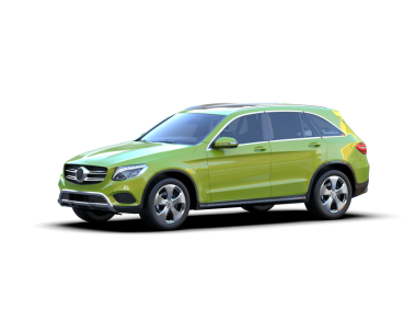 gerçekçi modern 3 boyutlu sarı bir araba.