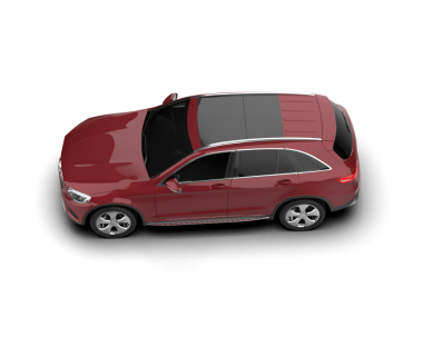 Araba manzaralı. 3d illüstrasyon