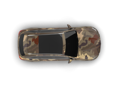 Arka manzaralı araba.