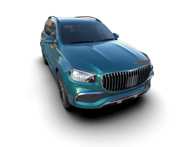 Daha az genel bir konsept arabanın 3 boyutlu çizimi