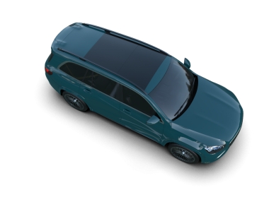 araba beyaz arkaplanda izole edildi. 3d görüntüleme - illüstrasyon