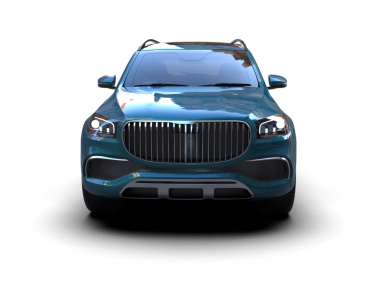 Lüks araba modern aile kavramı. 3d oluşturma