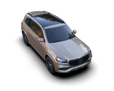 Daha az genel bir konsept arabanın 3 boyutlu çizimi