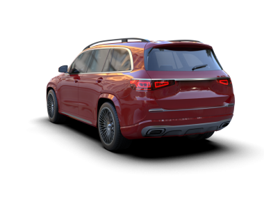 Lüks SUV arabası. 3d illüstrasyon