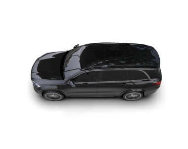 Siyah arkaplandaki araba