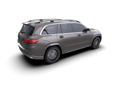 Gri arka planda modern bir araba. 3d oluşturma.