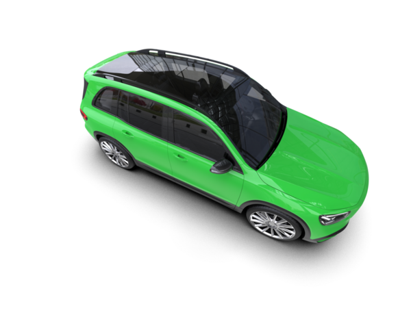 Beyaz arkaplandaki araba