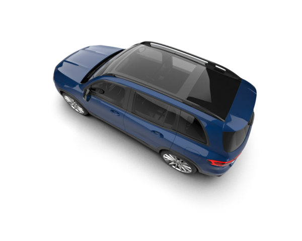 modern araba beyaz arka planda izole edildi. 3 boyutlu görüntüleme